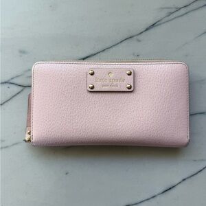 Kate Spade Pink Long Wallet